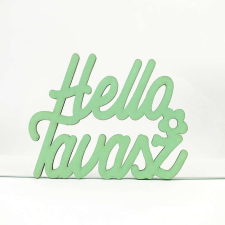 Pentart Menta "Helló Tavasz" felirat 8,5x11cm dekorációs kellék