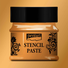Pentart Stencil paszta 50ml metál bronz Pentart dekorációs kellék