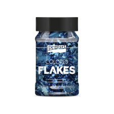 Pentart színes fólia pehely - kék dekorációs kellék