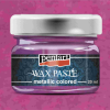 Pentart színes metál viaszpaszta 20ml - magenta