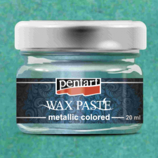 Pentart színes metál viaszpaszta 20ml - türkiz dekorációs kellék