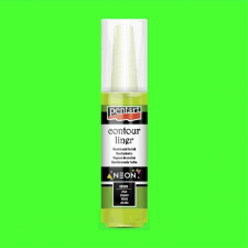 Pentart Univerzális Kontúrozó 20ml NEON ZÖLD hobbifesték