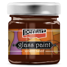  Pentart üvegfesték oldószeres 30 ml piros üvegfesték