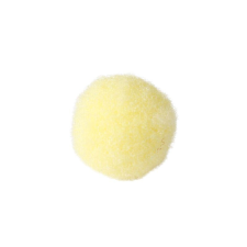 Pentart Zsenília pompon 2 cm - sárga dekorációs kellék