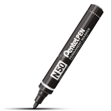 Pentel Alkoholos marker, 2 mm, kúpos, PENTEL &quot;N50&quot;, fekete filctoll, marker