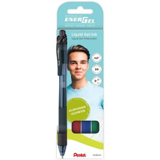 Pentel BL107 - 4 EnerGel - szett 4 db, mix színek, 3 + 1 toll