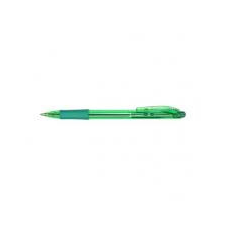 Pentel Golyóstoll, 0,35 mm, nyomógombos, PENTEL \"BK417\", zöld toll