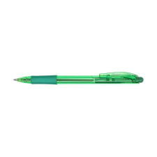 Pentel Golyóstoll, 0,35 mm, nyomógombos, PENTEL BK417, zöld (PENBK417Z) toll