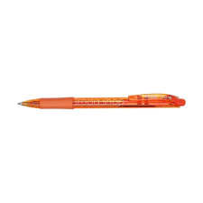 Pentel Golyóstoll, 0,35 mm, nyomógombos, PENTEL "BK417", narancs toll