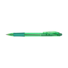 Pentel Golyóstoll, 0,35 mm, nyomógombos, PENTEL "BK417", zöld toll