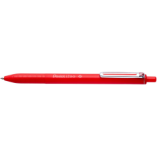 Pentel Golyóstoll nyomógombos 0,35mm, Pentel iZee, írásszín piros toll