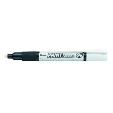 Pentel Lakkmarker, 2 mm, kúpos, PENTEL &quot;MMP20&quot;, fehér filctoll, marker