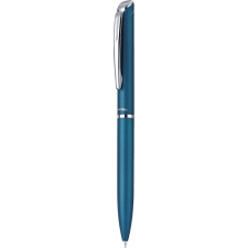 Pentel Rollertoll 0,35mm, fém türkizkék test, Pentel Energel BL2007S-AK, írásszín kék toll