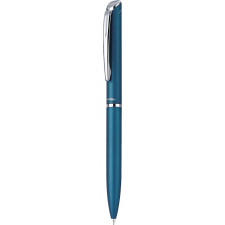 Pentel Rollertoll 0,35mm, fém türkizkék test, Pentel Energel BL2007S-AK, írásszín kék toll