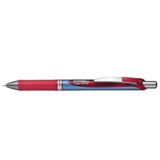 Pentel Rollertoll zselés 0,25mm tűhegyű Pentel EnerGelX BLN75-BO írásszín piros toll