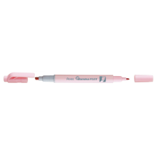 Pentel Szövegkiemelő kétvégű 1/3,5mm, vágott és kúphegyű, Pentel pasztell rózsaszín filctoll, marker