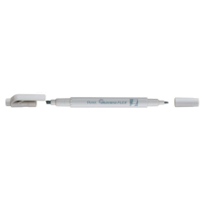 Pentel Szövegkiemelő kétvégű 1/3,5mm, vágott és kúphegyű, pentel pasztell szürke filctoll, marker