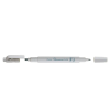 Pentel Szövegkiemelő kétvégű 1/3,5mm, vágott és kúphegyű, Pentel pasztell szürke