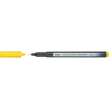 Pentel Tűfilc, 0,4 mm, PENTEL &quot;Pointliner&quot;, citromsárga filctoll, marker