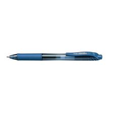 Pentel Zseléstoll, 0,35 mm, nyomógombos, PENTEL EnerGelX BL107, kék (PENBL107K) toll