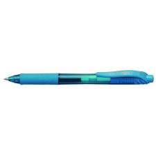 Pentel Zseléstoll, 0,35 mm, nyomógombos, PENTEL "EnerGelX BL107", világoskék toll