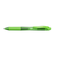 Pentel Zseléstoll, 0,35 mm, nyomógombos, PENTEL &quot;EnerGelX BL107&quot;, világoszöld toll