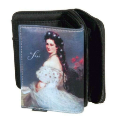  Pénztárca 9x3x12,5cm, polyester, Sissi