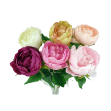  Peónia művirág egy szál 20628 dekoráció