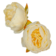  Peónia virágfej D8cm 12db/csom ivory 310 dekorációs kellék