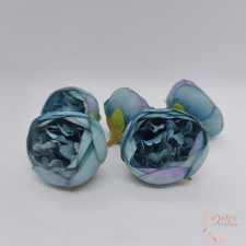  Peony virágfej - 5 cm - kék dekorációs kellék