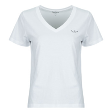 Pepe Jeans Rövid ujjú pólók MAE V NECK Fehér EU L női póló