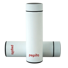 Pepita SMART Termosz LCD hőmérséklet kijelzővel 500ml - fehér termosz