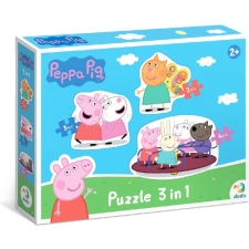 Peppa Malac: Barátok 3 az 1-ben Puzzle puzzle, kirakós