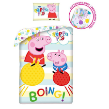 Peppa malac Boing ágyneműhuzat 140×200cm, 70×90 cm lakástextília