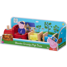 Peppa Malac Fa Vonat Készlet Figurával játékfigura
