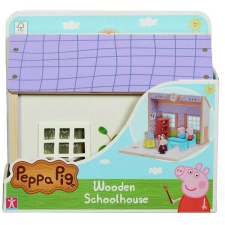 Peppa malac fajáték - kinyitható iskola 3 figurával babaház