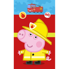 Peppa malac Fireman kéztörlő, arctörlő, törölköző 30x50 cm lakástextília