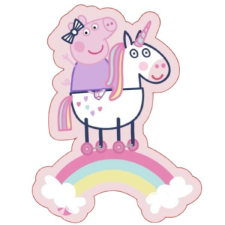 Peppa malac formapárna (unicorn) lakástextília