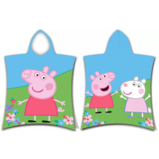 Peppa malac Friends törölköző, poncsó 50*115cm babatörülköző, kifogó