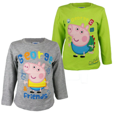  Peppa malac George gyerek hosszú póló, felső 92-116 cm