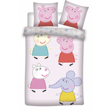 Peppa malac gyerek ágyneműhuzat 100×135cm, 40×60 cm lakástextília