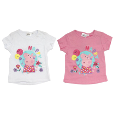  Peppa malac Happy gyerek rövid póló, felső 3 - 6 év / 98 - 116 cm