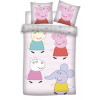 Peppa malac Little Friends gyerek ágyneműhuzat 100×135cm, 40×60 cm