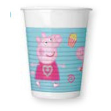 Peppa malac Messy Play műanyag pohár 8 db-os 200 ml party kellék