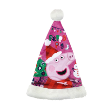 Peppa malac Pink mikulás sapka 37 cm party kellék