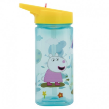 Peppa malac Prémium keményfalú szívószálas kulacs gyerekeknek - 510ML babaétkészlet
