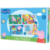 Peppa malac puzzle 4 az 1-ben