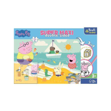 Peppa malac SuperMaxi kétoldalas 3 az 1-ben puzzle 24db-os puzzle, kirakós