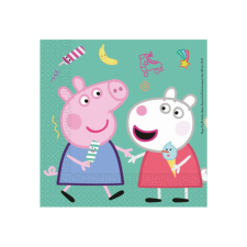 Peppa malac szalvéta - 33 cm x 33 cm, 20 db / csomag papírárú, csomagoló és tárolóeszköz
