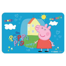 Peppa malac tányéralátét 43x28 cm - I&#039;m Peppa Pig - Kék babaétkészlet